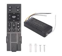 MOLERRI Kit de Télécommande pour Ventilateur de Plafond avec 6 Réglages de Vitesse, Remplacement de la Télécommande pour Ventilateur de Plafond, Contrôleur Dimmable, Accessoires pour Ventilateur avec