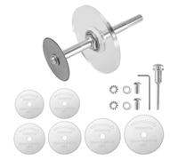 MOLERRI Kit D'Outils de Coupe-Tuyau Intérieur en PVC, Coupe-Tuyau Intérieur pour Guide de Jauge de Profondeur de Tuyau en PVC, Ensemble D'Outils de Plomberie de Coupe-Tuyau Interne