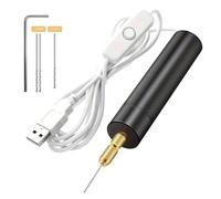 MOLERRI Kit Mini Perceuse Électrique USB Outils Rotatifs USB Outil de Gravure Stylo Perçage avec Forets Outils Électriques