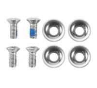 MOLERRI Le Kit de Vis de Fixation de Snowboard Comprend 4 Vis de de Snowboard et 4 Rondelles de Vis de Snowboard.