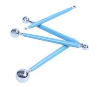 MOLERRI Metal Ball Stylus Clay Ceramics Pottery Sculpture Modeling Tool Set