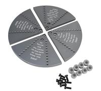 MOLERRI Outils de Réparation de Fond de Mâchoire Plate Centrifuge de Gabarit de Serrage de Vis à Bois B