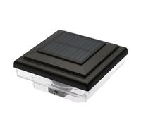 MOLERRI Poste de Clôture Solaire Extérieur Clôture de Terrasse Poteaux de Terrasse Éclair