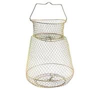 MOLERRI Pot de Peche Pliable Portable en d'acier Piege Net Crabe Cage de Ecrevisse Panier de Poisson