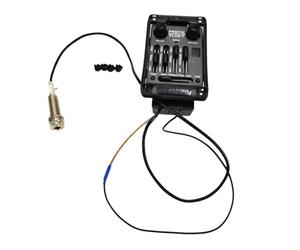 MOLERRI Ramasser de Guitare Prefix plus-T Préampli Intégré Matrix Pickup EQ Acoustique Égaliseur avec Accordeur Soft Piezo