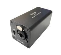 MOLERRI Réduction du Bruit de L'Isolateur Audio, Élimine Le Bruit Actuel, Boîtier de Mise à la Terre DI, Isolateur Audio de Mixage XLR 6,5, MAI-130 Mono Installation Facile