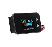 MOLERRI Testeur de Capacité de Batterie NuméRique 7-100V, Moniteur de Batterie, Interrupteur de TempéRature de Tension pour Bateaux de Voiture, éTanche IPX7