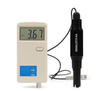 MOLERRI Testeur de Qualité de L'Eau, PH-Mètre Portable pour la Détection de L'Acidité en Laboratoire, Eau Potable, Aquariums et Hydroponie.