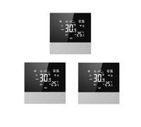 MOLERRI TUYA WiFi Smart Temperature Controller Interrupteur de Bobine à 3 Vitesses Unité de Bobine à Vocation Vocale Système de Refroidissement 3PCS
