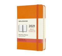 Moleskine 12 Monate Tageskalender 2021 Pocket/A6, 1 Tag