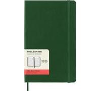 Moleskine 12 Monate Tageskalender 2025, Large/A5, 1 Tag
