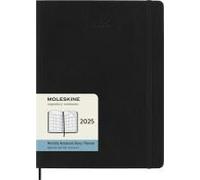Moleskine 12 Monate Tageskalender 2025, Large/A5, 1 Tag