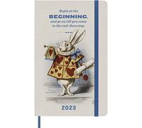 Moleskine 12 Monate Wochen Notizkalender - Alice Im Wunderland 2023, Large/A5, 1 Wo