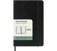 Moleskine 12 Monate Wochenkalender 2025, Pocket/A6, 1 Wo