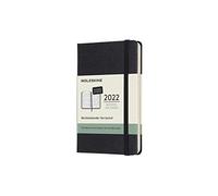 - 40036981 - Moleskine 12 Monate Wochenkalender Deutsch 2022, Pocket/A6, 1 Wo = 2 Seiten, horizontal, Gebunden, Schwarz