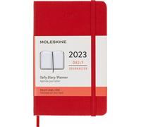 Moleskine 12-Month Daily Planner 2023, Daily Diary 2023, Hard Cover and Elastic