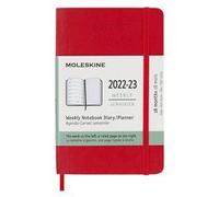 Moleskine 18 Monate Wochen Notizkalender 2022/2023, Pocket/A6, 1 Wo