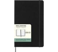 Moleskine 18 Monate Wochen Notizkalender 2024/2025, L/A5, 1 Wo