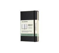 Moleskine 2020-21 Weekly Planner, 18m, Pocket, Black, Hard Cover (3 X 5.5) NEUF