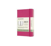 Moleskine 2020-21 Weekly Planner, 18m, Pocket, Bougainvillea Pink, Hard Cover