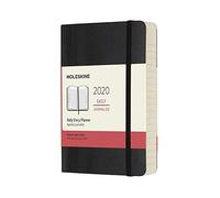 Moleskine 2020 Daily Planner, 12M, Pocket, Black, Soft Cover (3.5 x 5.5)