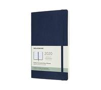 Moleskine 2020 Weekly Horizontal Planner, 12M, Large, Sapphire Blue, Soft Cover (3.5 x 5.5)