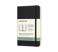 Moleskine 2020 Weekly Horizontal Planner, 12M, Pocket, Black, Soft Cover (3.5 x 5.5)