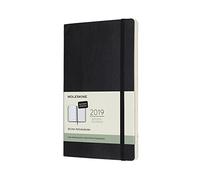 Moleskine 8058341719367 classique Calendrier - 12 mois semaines Carnet Allemand 2019 - Large/A5 Soft Cover - Noir