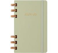 Moleskine Academic Monthly Planner, Agenda Mensuel Académique 2024-25, Agenda Hebdomadaire et Mensuel de 12 Mois, Agenda Universitaire avec Couverture Souple, Couleur Crush Kiwi, Format Large 15 x 21 cm