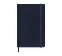 Moleskine Agenda journalier 2026 – 12 mois, grand 13x21 cm, couverture souple, élastique, bleu