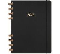 Moleskine Agenda 12 mois Life 2025 à spirales, XL, calendrier semainier mensuel