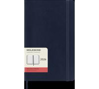 MOLESKINE Agenda 12M Journalier Grand Format Souple Bleu