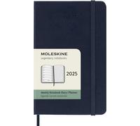 MOLESKINE Agenda de poche 2025 semaines P/A6 couverture rigide bleu