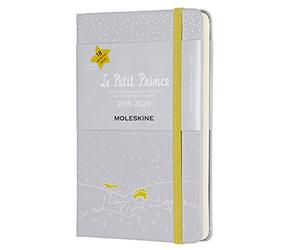 Moleskine - Agenda Hebdomadaire 18 Mois en Edition Limitée Petit Prince - Terre - Agenda Académique 2019/2020 avec Couverture Rigide et Fermeture Elastique - Petit Format 14,5 x 9,5 cm - 208 Pages