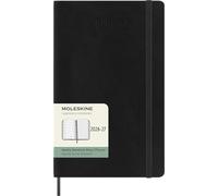 Moleskine Agenda hebdomadaire 18 mois 2026/2027 L/A5 1 sem./page Couverture souple Noir
