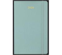 Moleskine Agenda Hebdomadaire 2026 Précieux et Éthique, Agenda Hebdomadaire 12 Mois Avec Espace Pour Notes, Couverture Souple Végane Effet Python, Couleur Vert Sauge, Format 13x21 cm