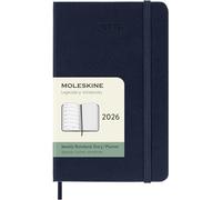 Agenda civil Moleskine 2026 12 mois Semainier Format Poche Dur Bleu Saphir Bleu Saphir G