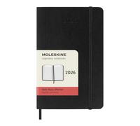 MOLESKINE Agenda Journalier 12 Mois Souple Grand Format Noir