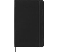MOLESKINE Agenda / organiseur 2025 semaines L/A5 couverture rigide noir