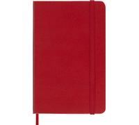 MOLESKINE Agenda / organiseur 2025 semaines L/A5 couverture rigide rouge clair