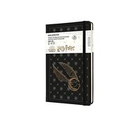 Moleskine Agenda/Planificateur Hebdomadaire 18 Mois, Agenda Semainier 2021/2022 Harry Potter Édition Limitée, Couverture Rigide et Fermeture Elastique, Grand Format 13 x 21 cm, Couleur Noir, 208 Pages