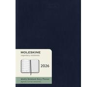 MOLESKINE Agenda semainier 12-mois format-XL souple bleu