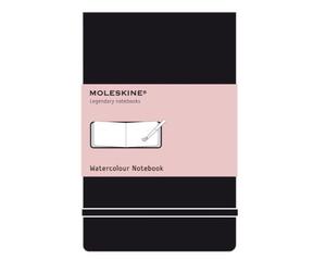Moleskine Aquarellalbum, P/A6, 200g-Aquarellpapier, Hard Cover, Schwarz