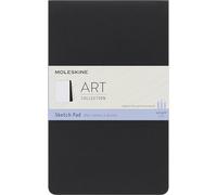Moleskine - Art Album de Croquis - Papier pour Crayons, Fusain, Stylos, Stylos à Plume et Marqueurs - Couverture Souple - Grand Format 13 x 21 cm - Couleur Noir, 48 Pages