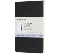 MOLESKINE Bloc à croquis, L/A5, 120 g/m2, carton, noir