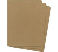 MOLESKINE Cahier de notes Cahier XL/A4 ligné carton marron 3 pièces