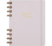 Moleskine Calendrier Life non daté avec reliure à spirale, Xl, semainier, couverture rigide, Crush Grape