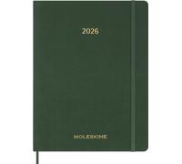MOLESKINE Calendrier-livre Essential 2025/2026 15 mois XXL vert myrte