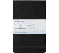 Moleskine Album aquarelle Art Noir grand format 13 x 21 cm 200 g/m² 72 pages Noir