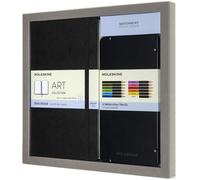 Moleskine - Drawing Kit - Notebook for Sketches and 12 Watercolor Pencils - Hard